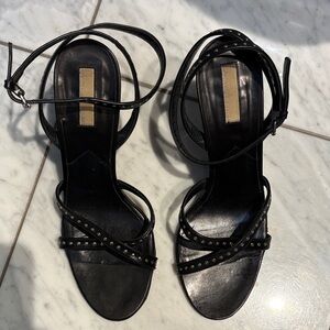Elegant Black Strappy Sandals